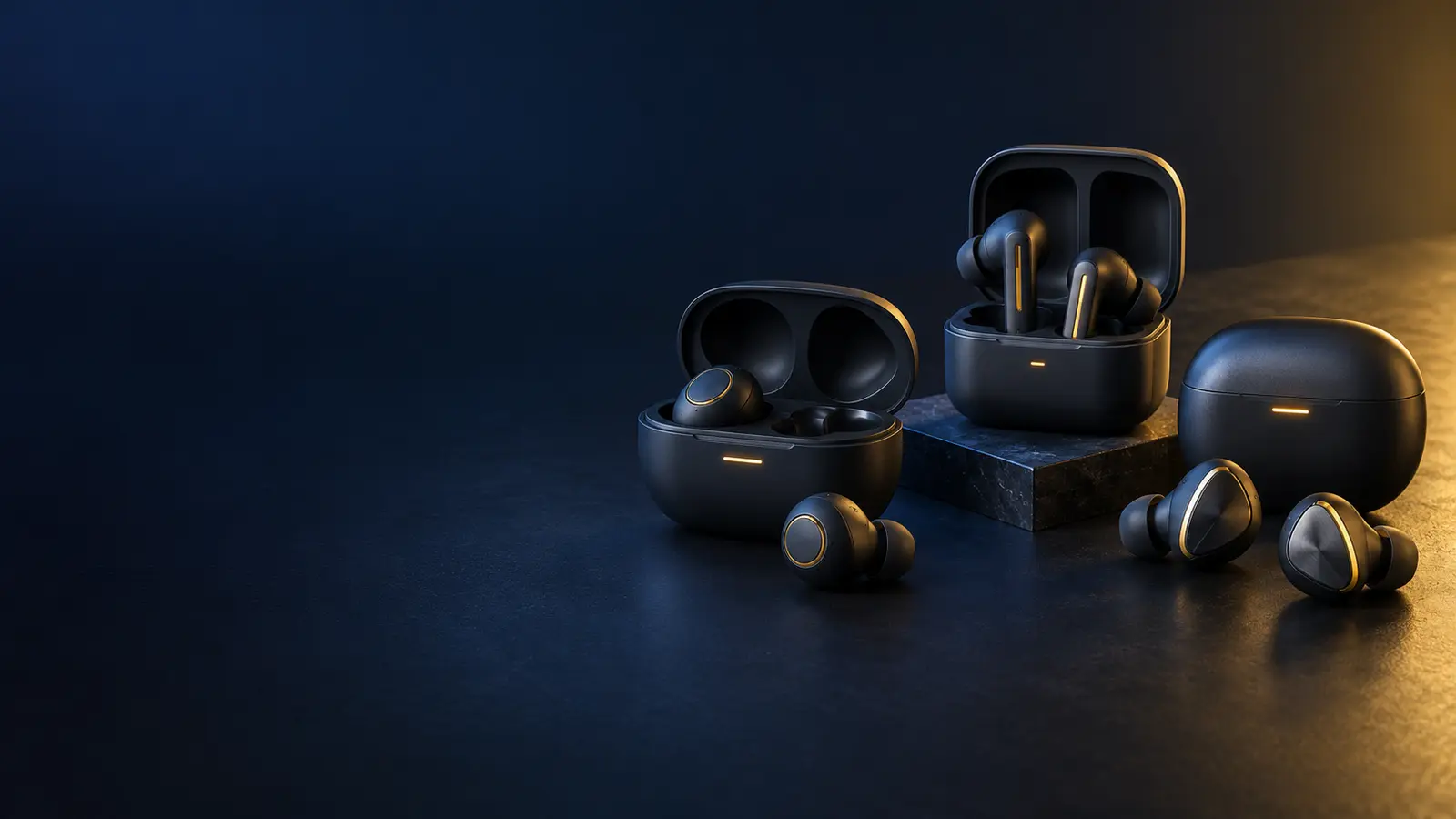 Seleção de fones Bluetooth apresentada no guia