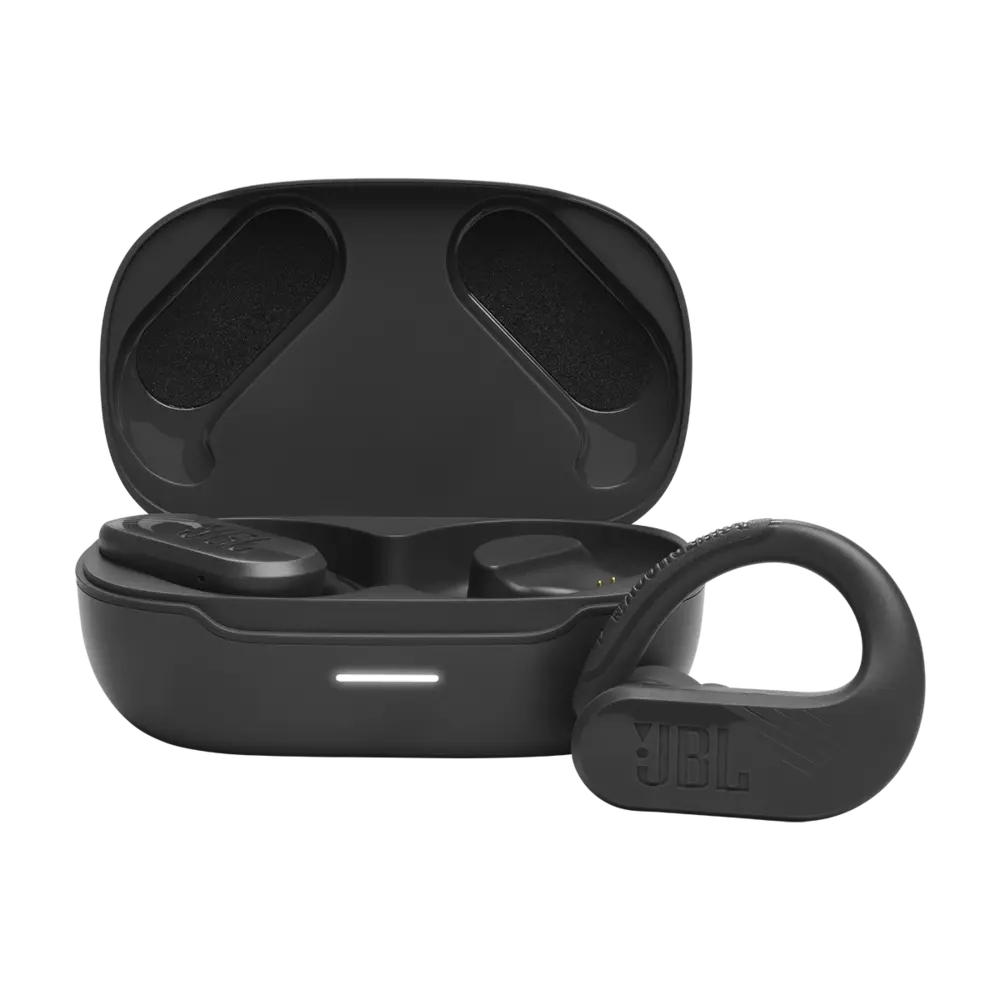 JBL Endurance Peak 3 com gancho, um dos fones comparados para corrida e treino