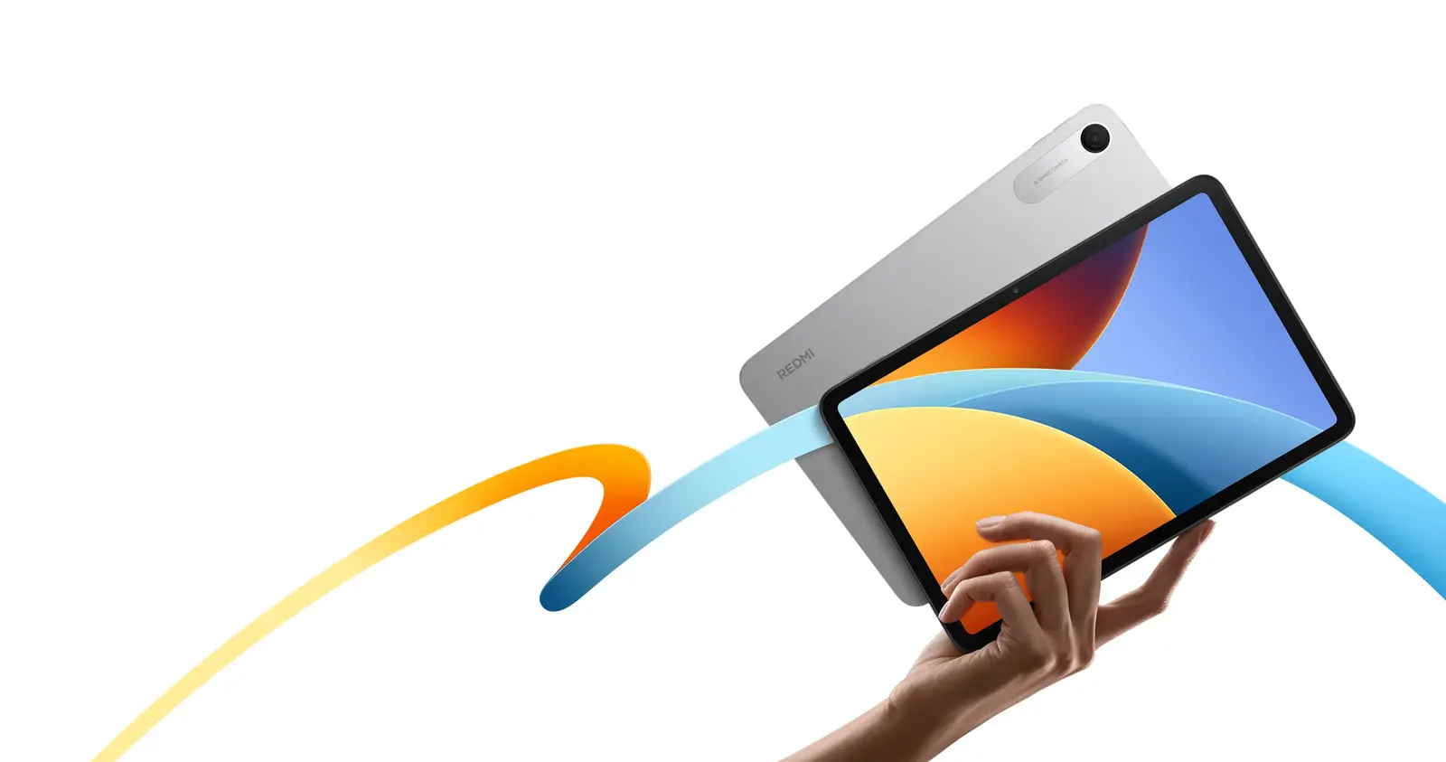 Redmi Pad 2 de 9,7 polegadas em acabamento cinza e prata