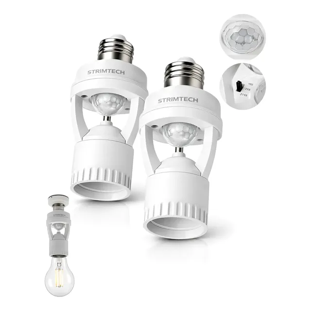 Kit com sensores de presença E27