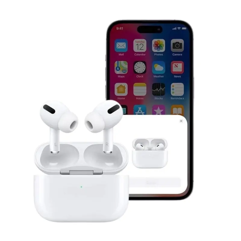 Fone de ouvido Bluetooth Pop-Up branco vendido na Shopee